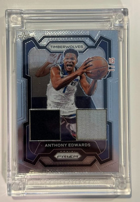 2024 Jersey Fusion Anthony Edwards #1/25 All-Star Dual Patch MeiGray Sealed