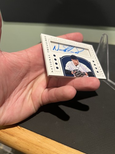 NICK CASTELLANOS 2016 NATIONAL TREASURES CLEAR SIGNATURES AUTOGRAPH AUTO /99 - Picture 3 of 7