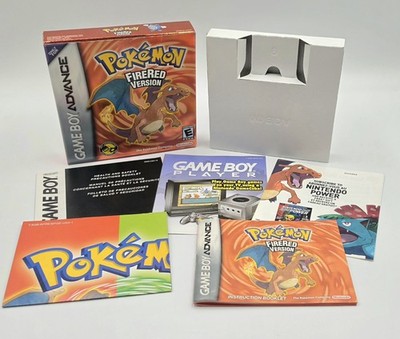 Pokemon: FireRed Version (GBA) Box & Manuals Only - Authentic Great Condition