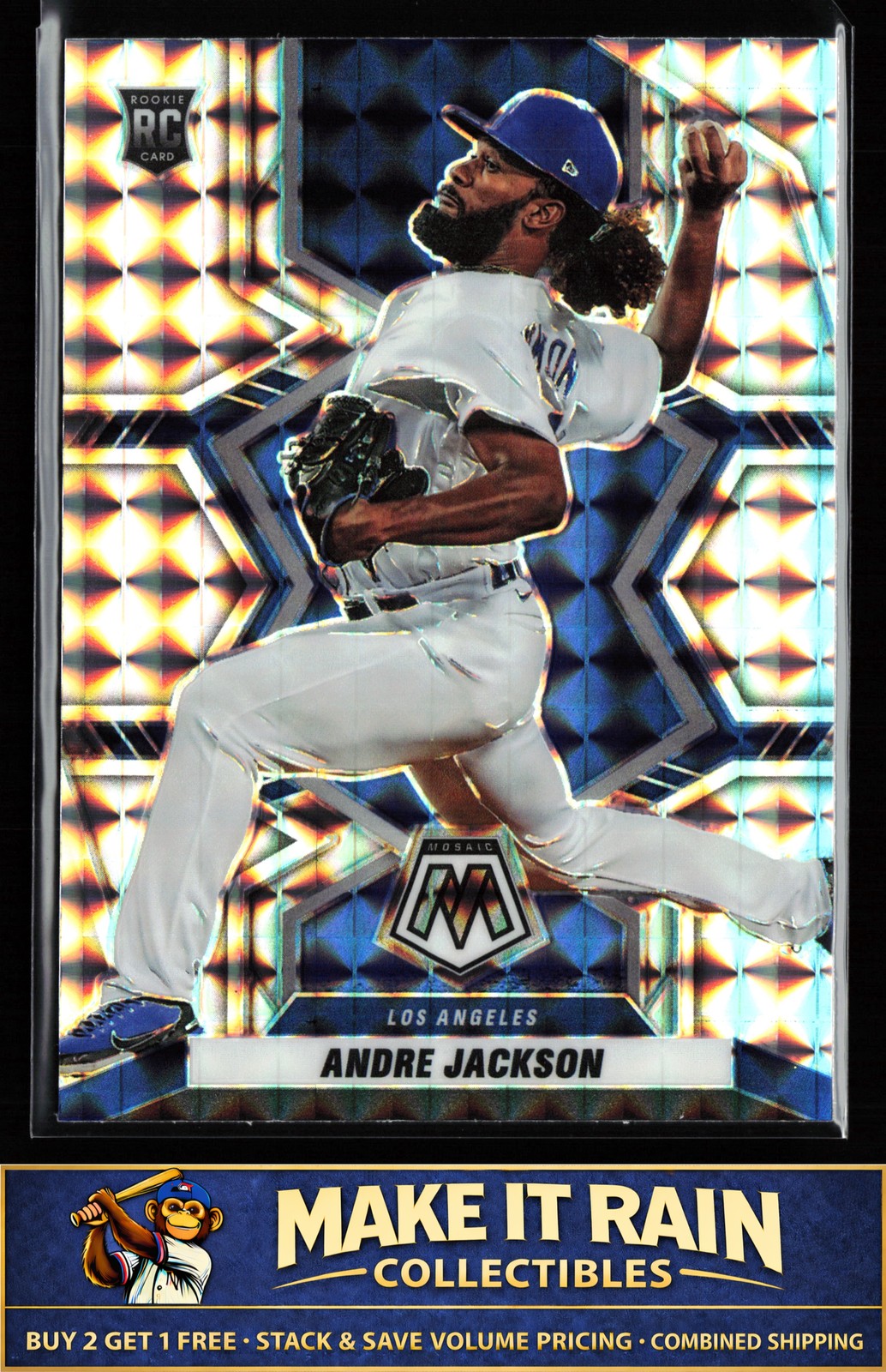 Andre Jackson 2022 Panini Mosaic Mosaic #228 Los Angeles Dodgers Rookie RC