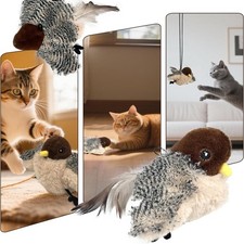 Interactive Toys Flying Bird Cat Electronic Pet Chirp Moving Simulation Sparrow