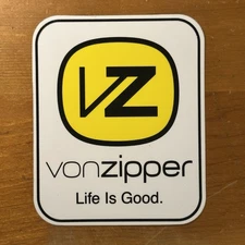 Vintage 90’s “Von Zipper Life Is Good” Sticker - Lifestyle - Surf - Skate - Snow