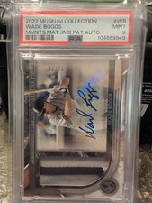 2022 Topps Museum Collection Momentous Material Jumbo Patch Autograph #1/15