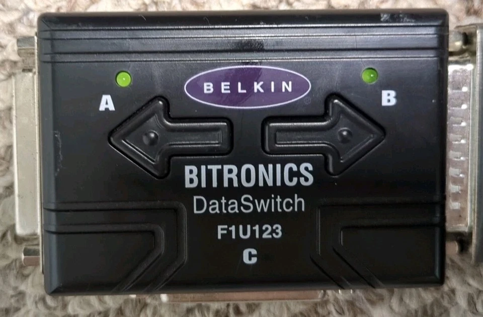 Belkin F1U123 Bitronics Data Switch 3 Parallel Port W/Beltronic Cable - Image 2 of 4