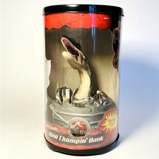 JURASSIC PARK III Vintage Electronic Dino Chompin' Bank 2001 USJ RePLAY Unopened