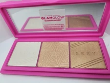 GLAMGLOW GLOWPOWDER HYALURONIC ACID INFUSED GLOW PALETTE NWOB