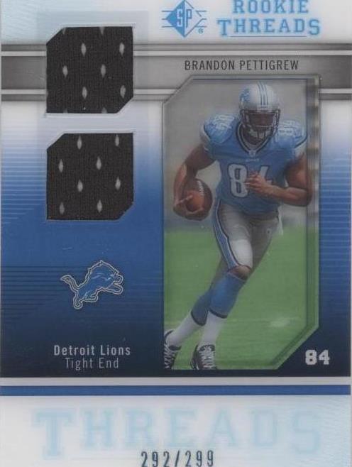 2009 SP Threads Brandon Pettigrew #RT-BP - 1 of 2