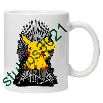 Taschenmonster Pika Chu Eiserner Thron GOT inspiriert lustige Neuheit Kaffee Tee Becher