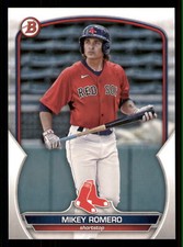 Mikey Romero 2023 Bowman #BP-69 Prospects Boston Red Sox