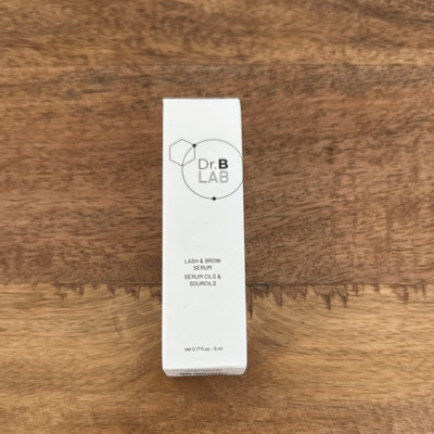 Dr. B Lab Lash & Brow Serum .17 fl oz- 5 ml - NIB