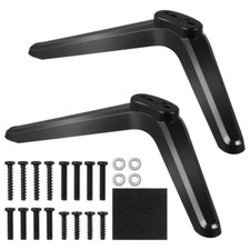2 Pcs Tv Stand with Mount Universal Table Top Pedestal Mounting Brackets for