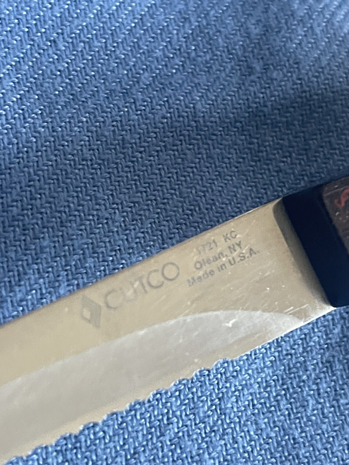 Cutco Trimmer Knife 1721 KC USED Vintage Made In USA Black eBay