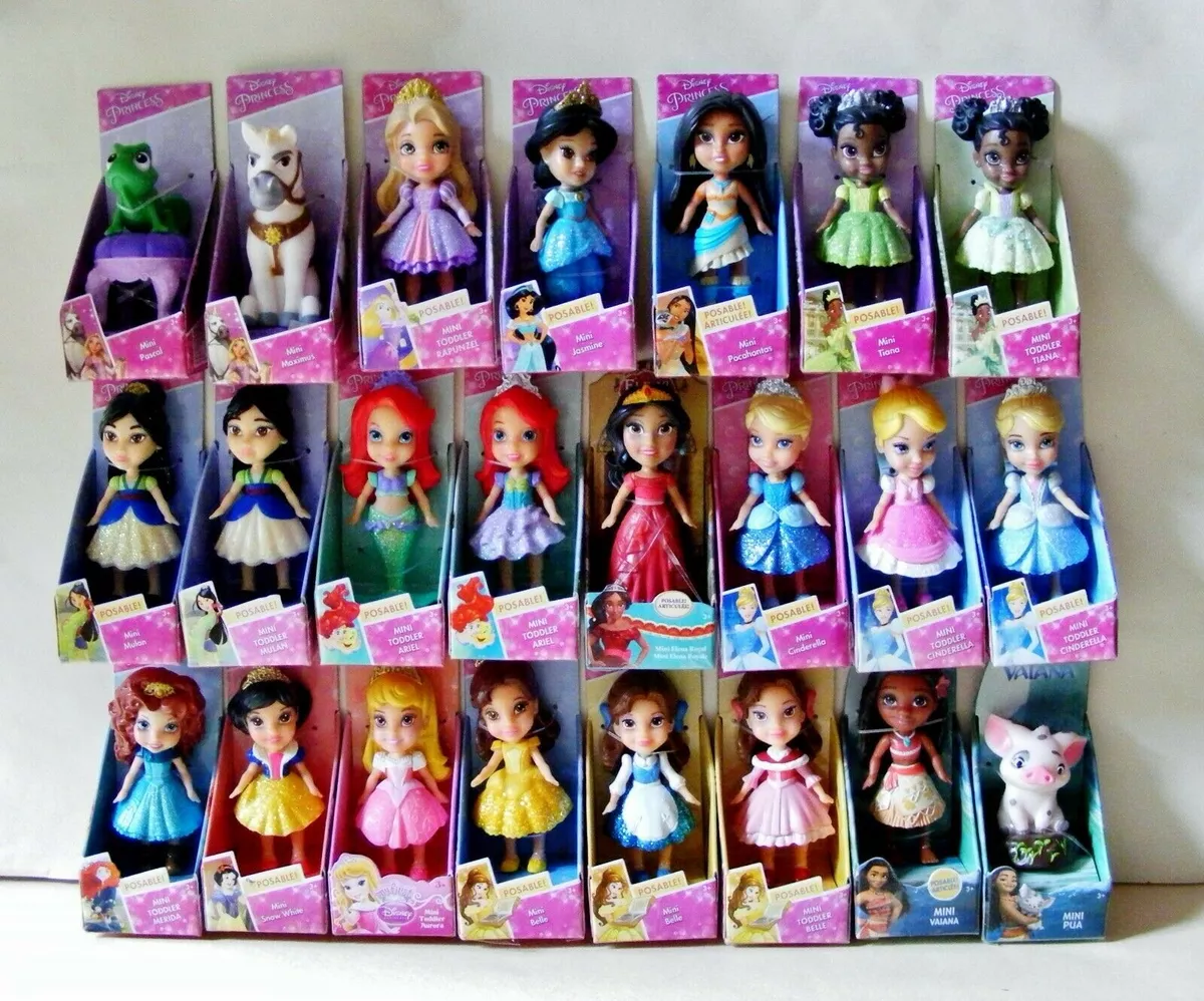 Disney Princess Mini Toddler 3 Inch Posable Doll - Choose Your Favourite