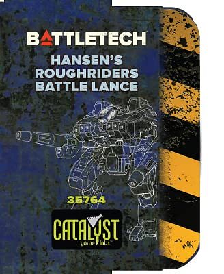 BattleTech: Hansen's Roughriders Battle Lance Miniatures by Catalyst Game Labs