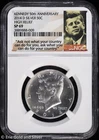 2014-D 50C Kennedy 50th Anniv Silver Half Dollar NGC SP 69 | High Relief