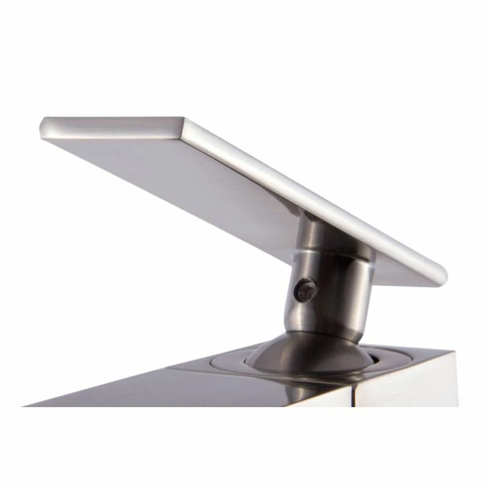 Grifo de baño cascada alto de un solo orificio cromado pulido marca ALFI AB1597-PC Foto 4 de 4