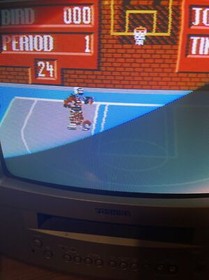 NINTENDO NES BASKETBALL GAME LOT! JORDAN VS BIRD HOOPS DOUBLE DRIBBLE! TESTED VG