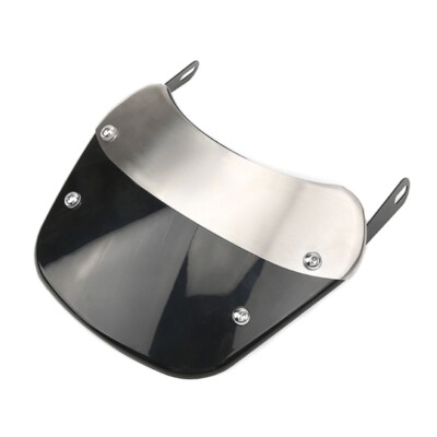 Universal Motorcycle Windshield Replacement Wind Deflector Front Flyscreen