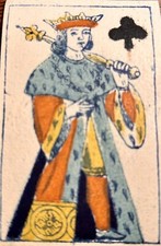 Antique Playing Cards K - Carte Gioco Antiche Re - Faustino Solesio 18th Century