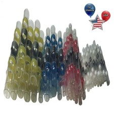 HEAT SHRINK SOLDER SEAL BUTT WIRE CONNECTOR SPLICE TERMINAL WATERPROOF