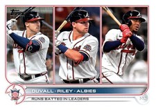 AUSTIN RILEY MAJOR LEAGUE BASEBALL CARDS - PICK FROM LIST
