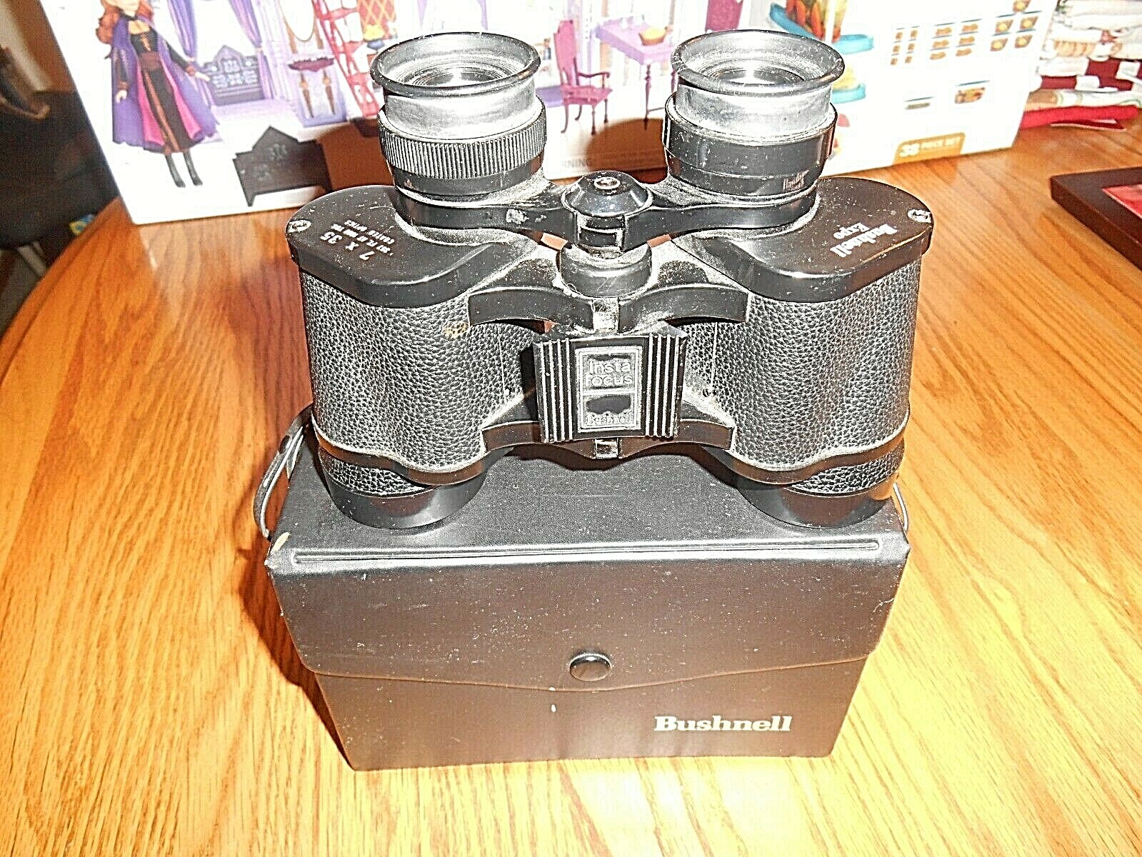 VINTAGE Bushnell Expo INSTA FOCUS Binoculars with Case 7 X 35 eBay