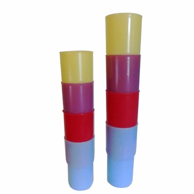 2er Set zufällige Farben Tupperware Impressionen Tischbecher 18 Unzen