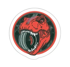 T-Rex Tire Racing Smoke Sticker Decal