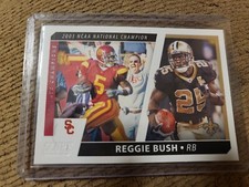 Reggie Bush Collegiate Champions 2021 Score Football #CC8 USC Trojans Saints