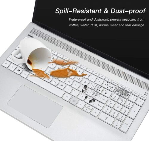 2 Keyboard Cover Fit HP ENVY x360 2-in-1 15.6" with Fingerprint reader ENVY 17.3 - Picture 20 of 23