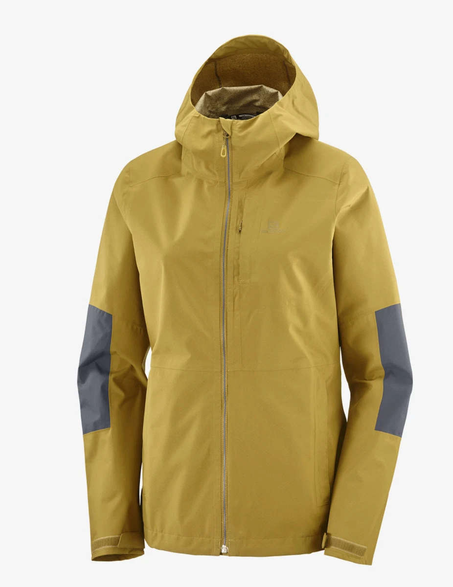 2021 Salomon Women's Outrack Waterproof Jacket - Medium | eBay