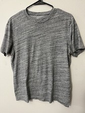 Banana Republic Shirt Mens Medium Gray Short Sleeve Premium Wash Tee