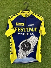 CYCLING SHIRT JERSEY MAGLIA TRIKOT FESTINA WATCHES BIEMME ORIGINAL SIZE L