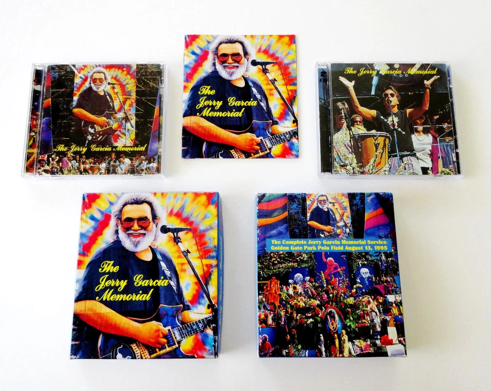 Grateful Dead Jerry Garcia Memorial Box Set Golden Gate Park SF 8/13/1995 4 CD - Image 3 of 4