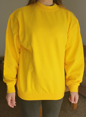 PROMODORO Sweatshirt Pullover Pulli E 5099 gelb Gr. XS 100% Baumwolle -neu-