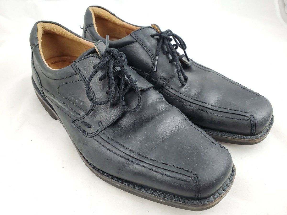 Ecco Mens Shoes Size 44 black Leather Lace Tie Oxford | eBay display picture 2