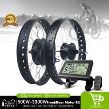 72V 500W 750W 1000W 1500W 3000W 20 24 26er Snow Fat E-bike Front Rear Hub Motor