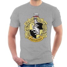 Image of All+Every Harry Potter Hufflepuff House Crest Men's T-Shirt