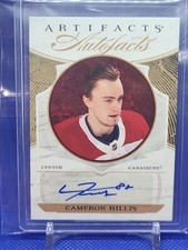 2022-23 Artifacts Autofacts Auto Cameron Hillis Montreal Canadiens 