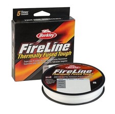 Berkley FireLine® Superline, cristallo, 14 libbre | 6,3 kg, 125 iarde | 114 m lenza da pesca,