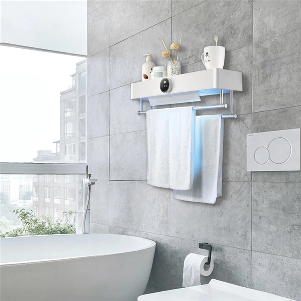 Smart Electric Towel Drying Rack Self-warmer Towel Rack With UV Sterilizer  NEW | eBay