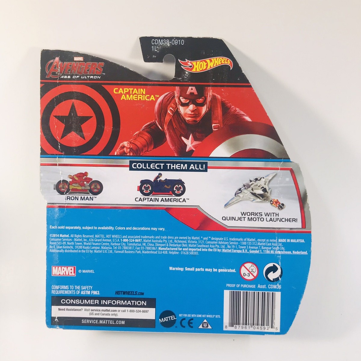 キャプテンアメリカ ホットウィール Amazon.com: Hot Wheels RacerVerse Captain America Marvel Die