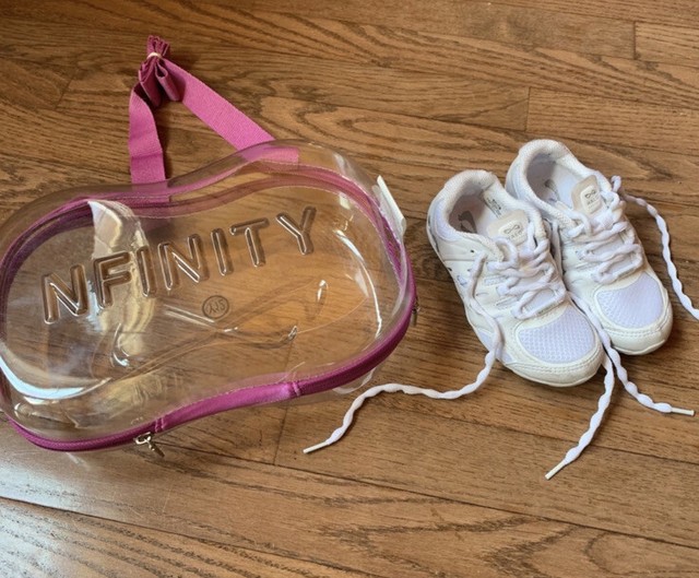 Nfinity Defiance Halo Cheer shoes youth size 12 All star Cheerleading