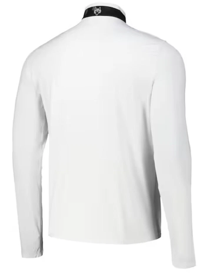 Greyson Men's Guild Sport Golf Performance 1/4 Zip Pullover White - Image 3 of 3