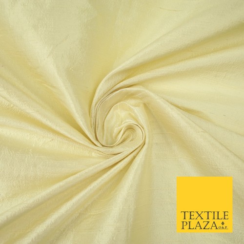 45 COLOURS Luxury 100% PURE Plain Dupion SLUB Textured Raw Silk Handloom Fabric - Picture 22 of 94