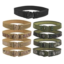 Army Combat Belt Men Military Canvas Waistband Outdoor Camouflage Waist Strap ⚝