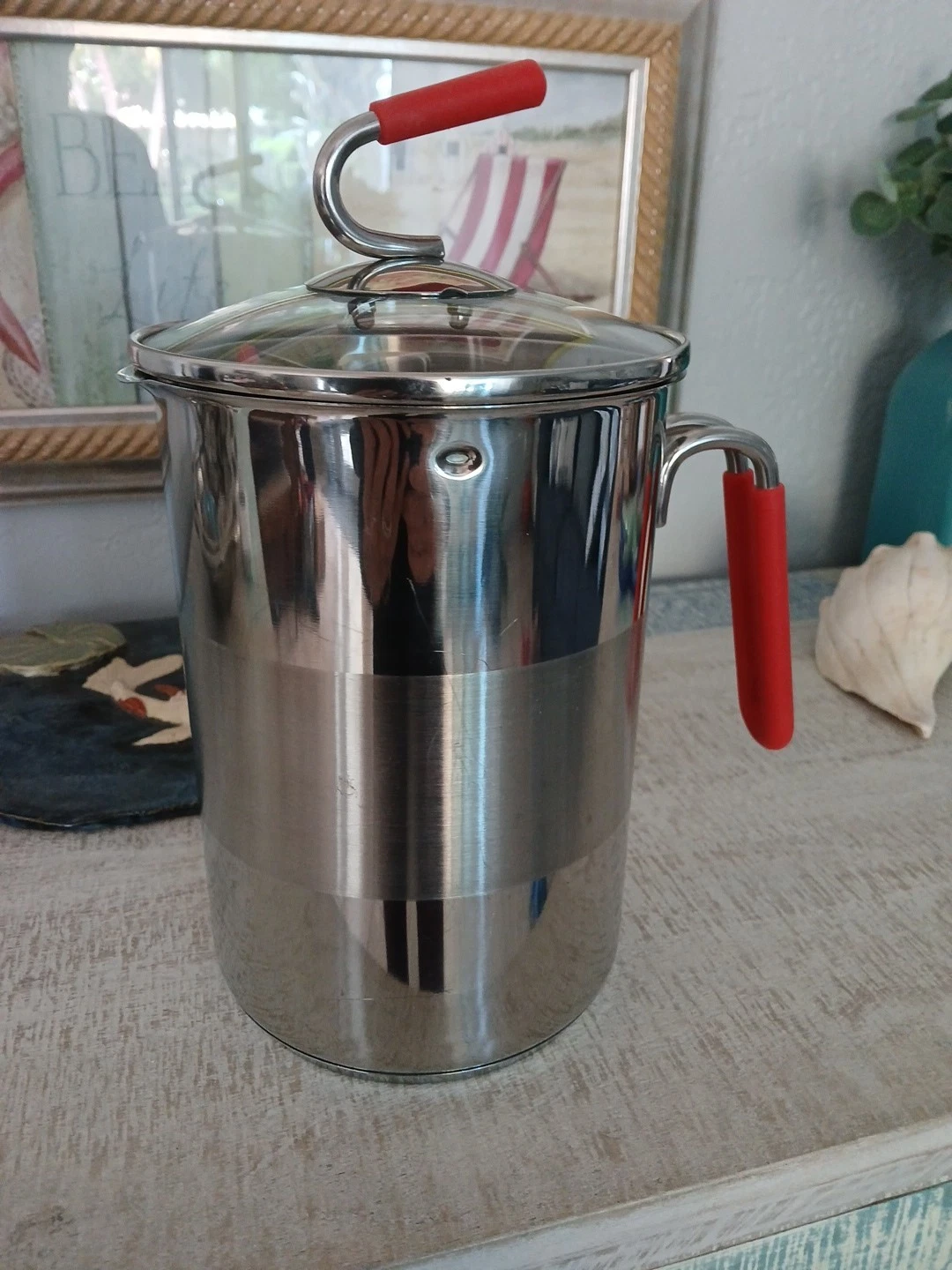 Steamer Pot w/ Basket & Lid – Stainless Steel Great Condition