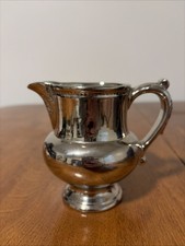 J Palin Thorley Williamsburg VA Silver Luster Pottery Creamer Pitcher 4?