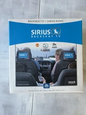 Sirius Backseat TV + Radio w/ Remote Controls New In Box