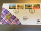GB STAMPS ROYAL MINT/MAIL COIN FIRST DAY COVER 1986 GAMES £2 MINT COIN